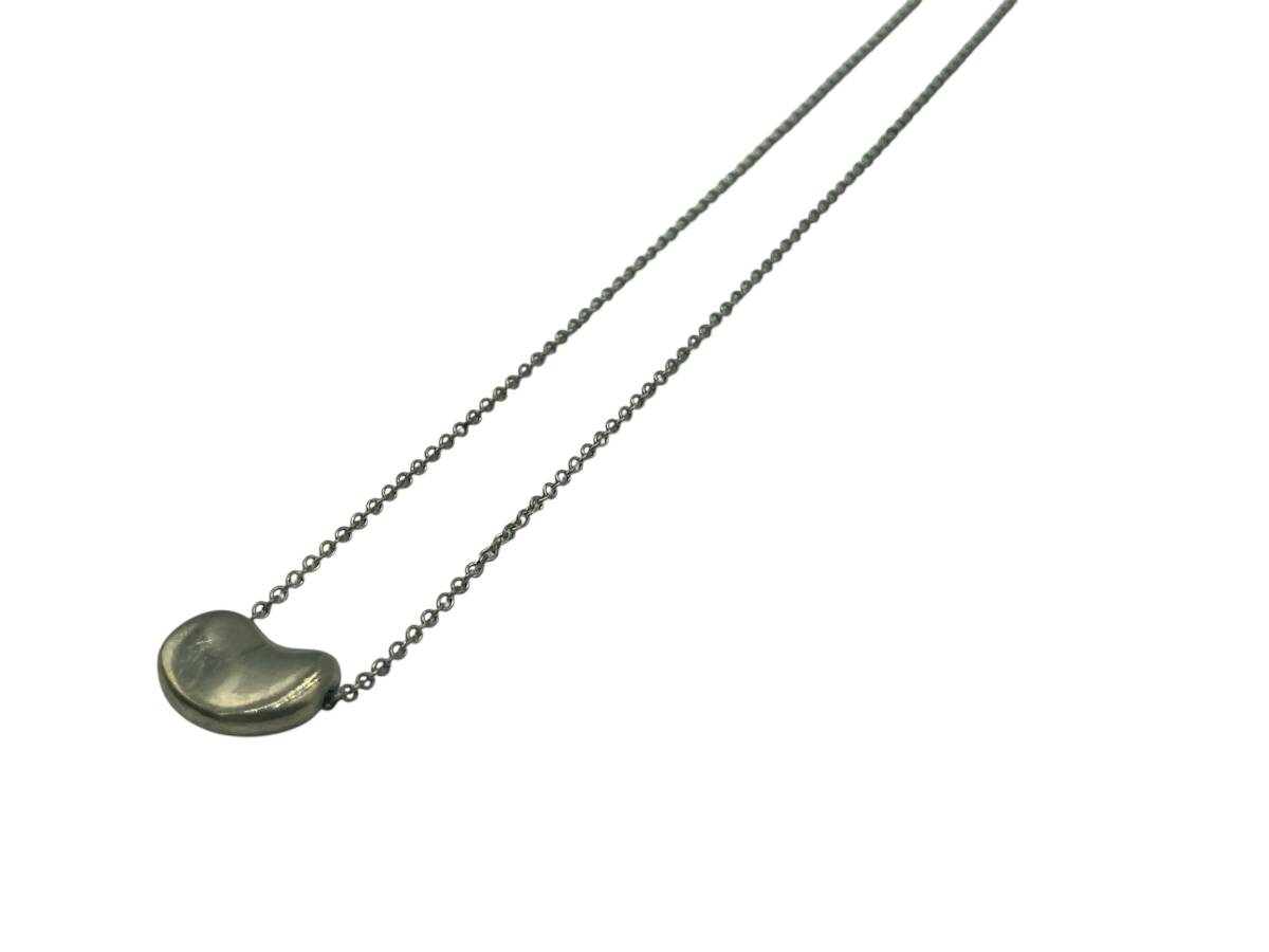 PJ‐Osk282 TIFFANY ＆ Co. ティファニー ネックレス SV925 アクセサリー エルサペレッティ ビーン Ag Sterling Silver シルバー _画像4