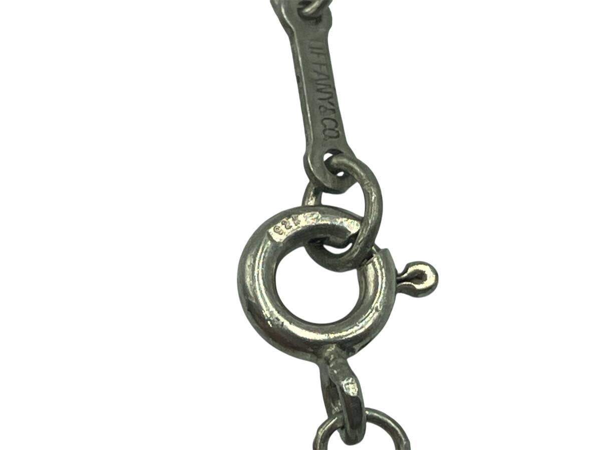 PJ‐Osk282 TIFFANY ＆ Co. ティファニー ネックレス SV925 アクセサリー エルサペレッティ ビーン Ag Sterling Silver シルバー _画像8