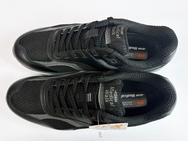 KV78402【18700円】黒 23.5cm 3E メディカルウォークTR L019 ウォーキングトレーニングシューズ スニーカー_画像2