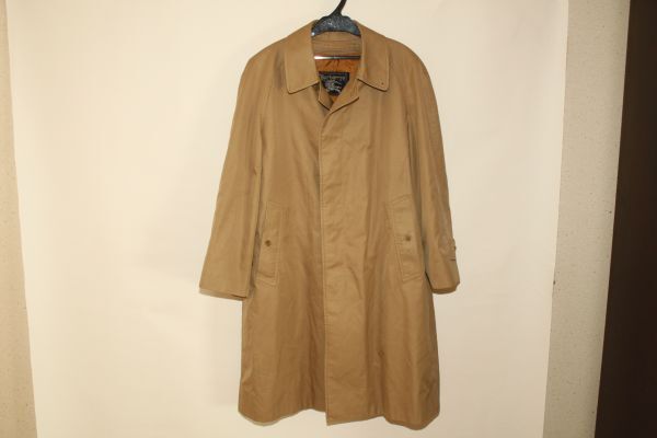 4175*S：バーバリーズ、ベージュ、ウールライナー付き、ステンカラーコート、訳あり品_画像4