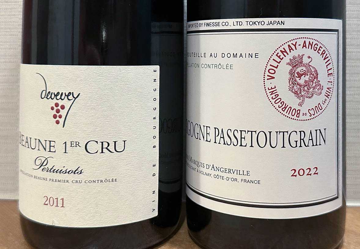 ★マルキ・ダンジェルヴィーユ ブルゴーニュ・パストゥグラン 2022年 ＆ ドゥヴヴェイ ボーヌ・1er・ペルテュイゾ 2011年 2本セット★_画像3