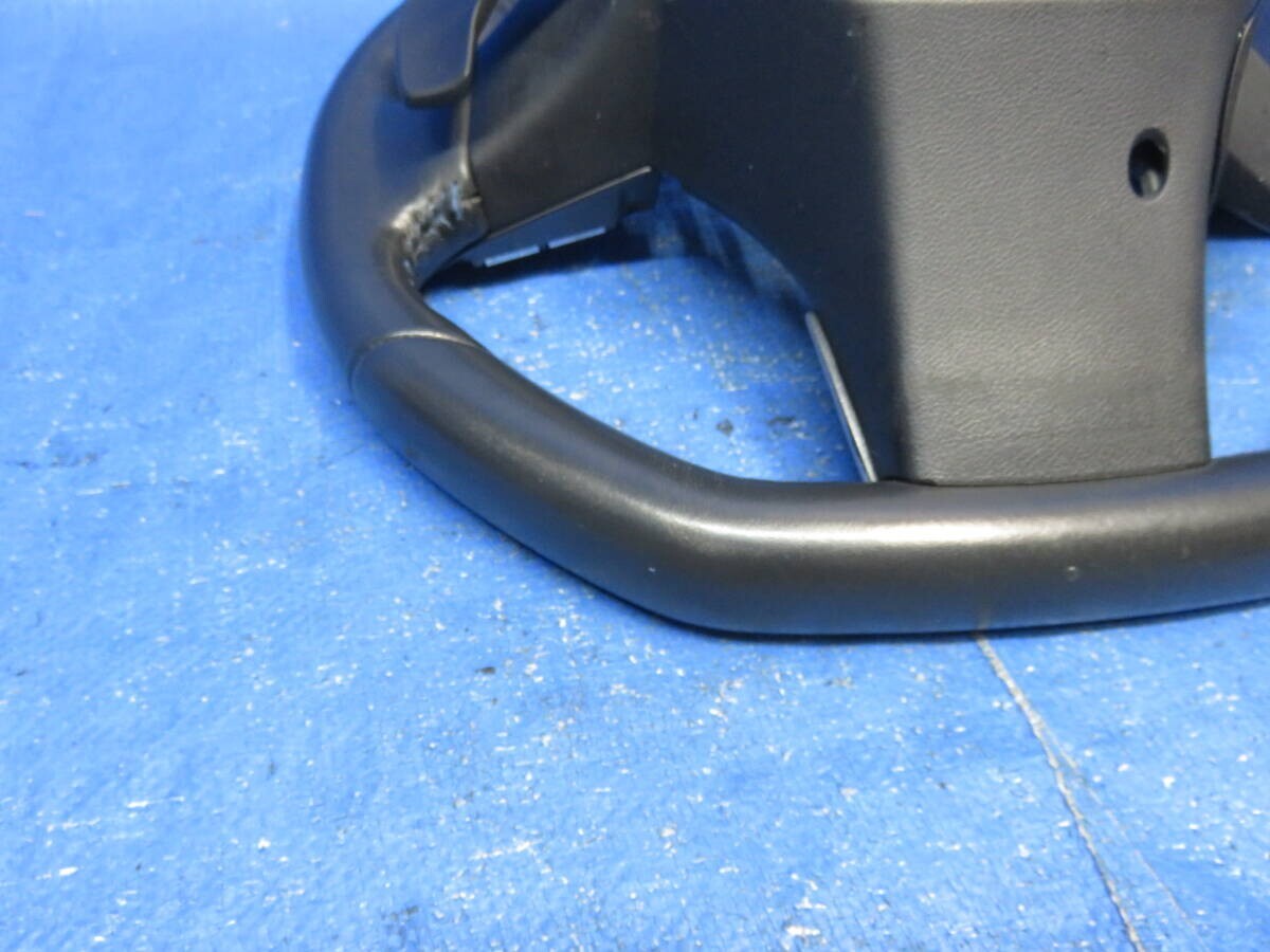 LA6370* Subaru VMG Levorg предыдущий период кожа руль / кожаная оплетка руля кондиционер Paddle Shift есть / оригинальный VM4 * потертость царапина 