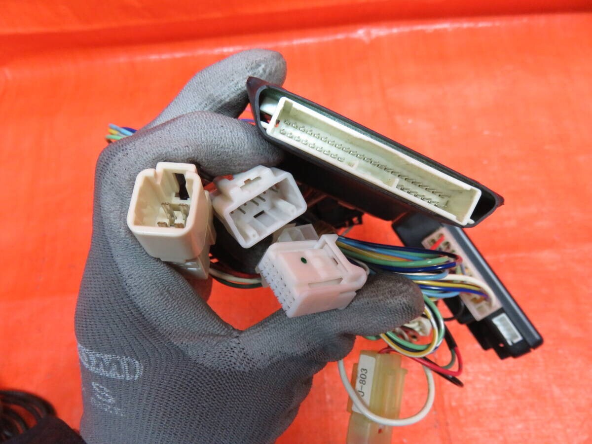 LA1641 動作OK アルファード GGH25W/後期 ユピテル テレコントロールエンジンスタータ/YUPITERU VE-Eps51/ECUハーネス アンテナ リモコン付_画像2