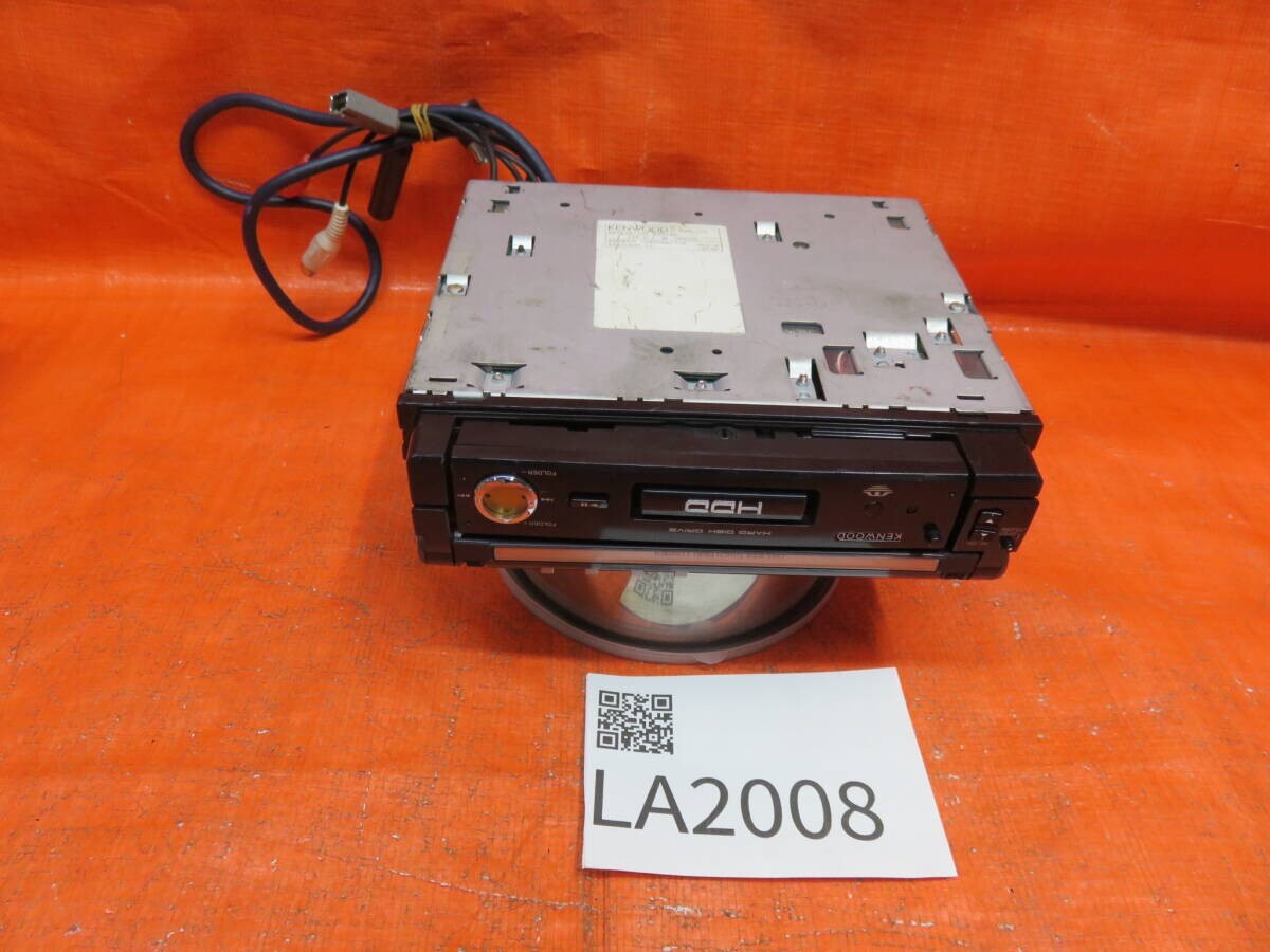 LA2008 動作OK ケンウッド HDD カーナビゲーション/1DIN インダッシュモニター/KENWOOD HDX-710 /ナビパーツ 本体のみ_画像10