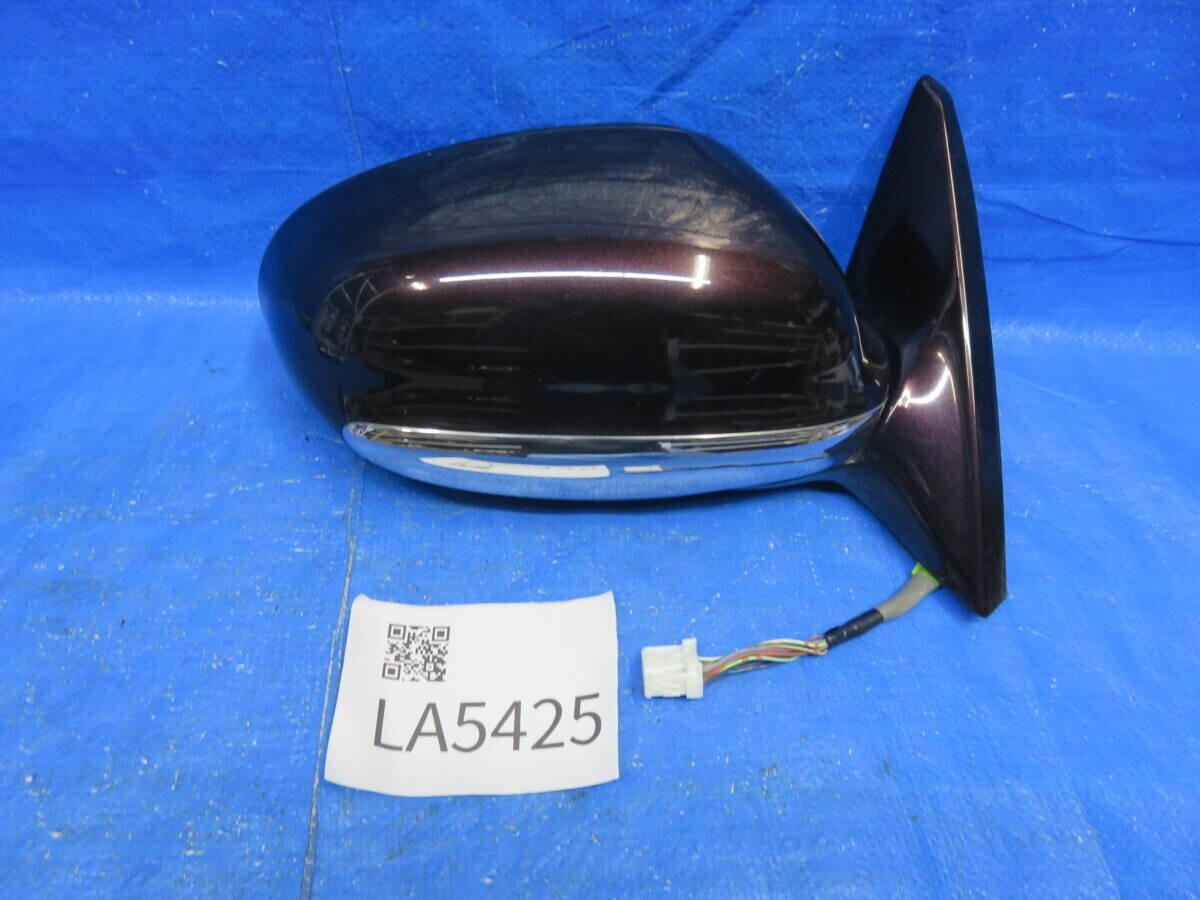 LA5425* работа OK Toyota Soarer UZZ40 предыдущий период ( правый ) зеркало на двери / водительское сиденье зеркало заднего вида / оригинальный 3P6 черновато- красный mica * маленькая царапина
