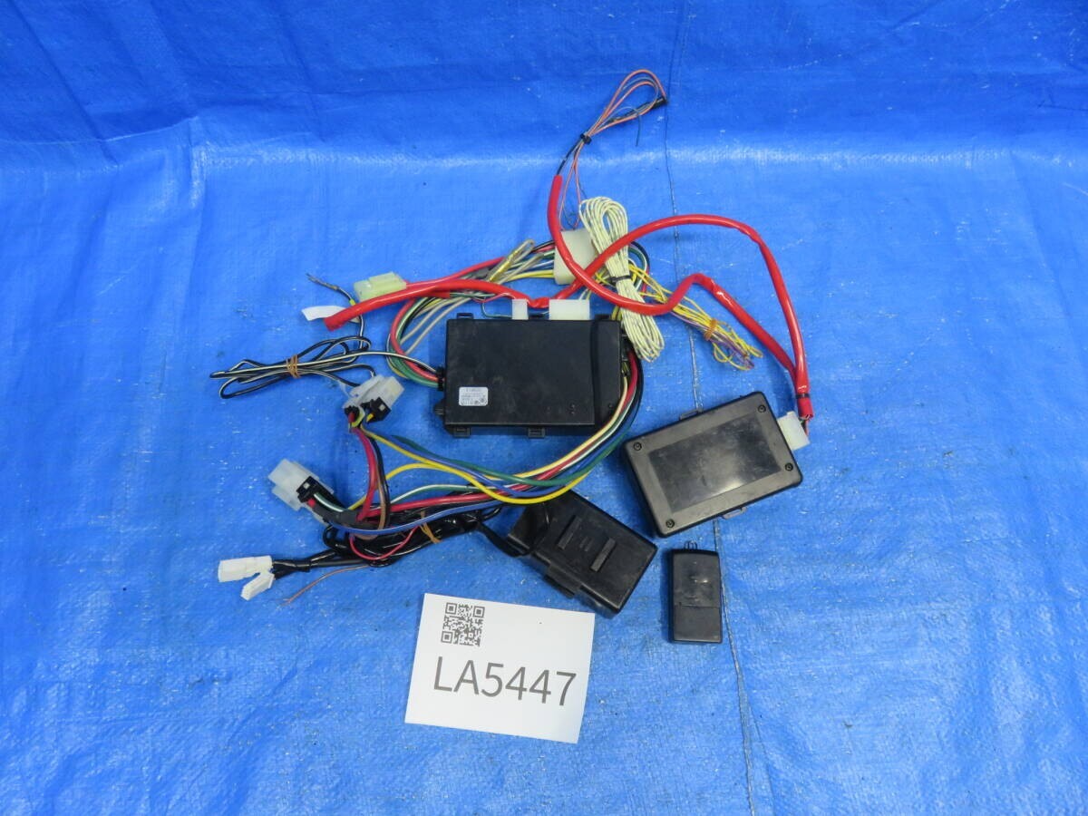 LA5447 動作OK コムテック エンジンスターター COMTEC Betime WR400/リモコン コーナーインジケータ イモビアダプタ セット一式_画像10