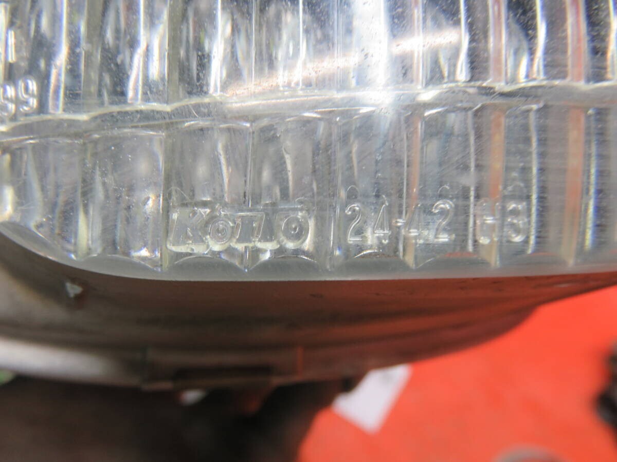 LA4298* лампочка-индикатор OK Soarer UZZ40/ предыдущий период обычный галоген противотуманая фара левый и правый в комплекте / оригинальный KOITO 24-42 металлизированный рама * загрязнения / текущее состояние доставка