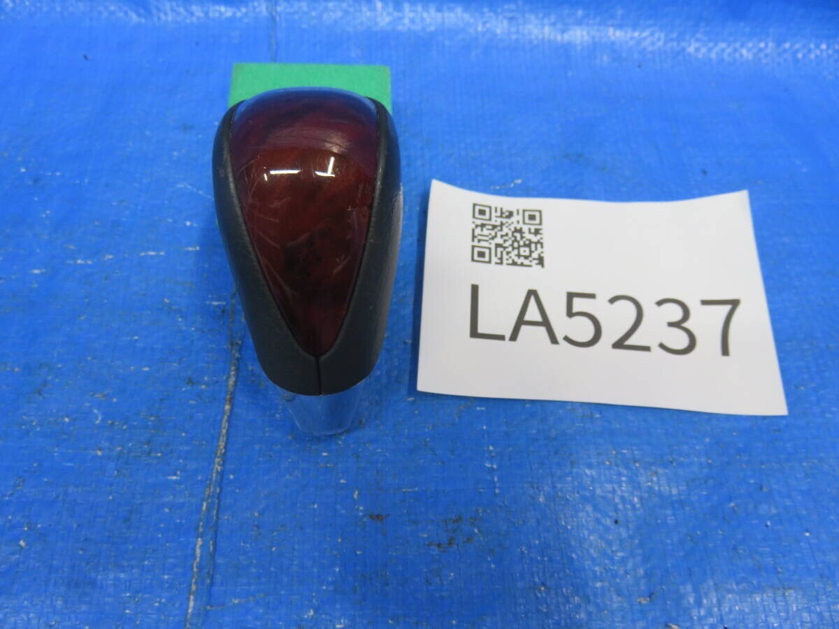 LA5237* アルファード/ヴェルファイア 20系前期 シフトノブ/純正 茶木目 ウッドコンビ/ ANH20W ANH25W GGH20W GGH25W　※小傷