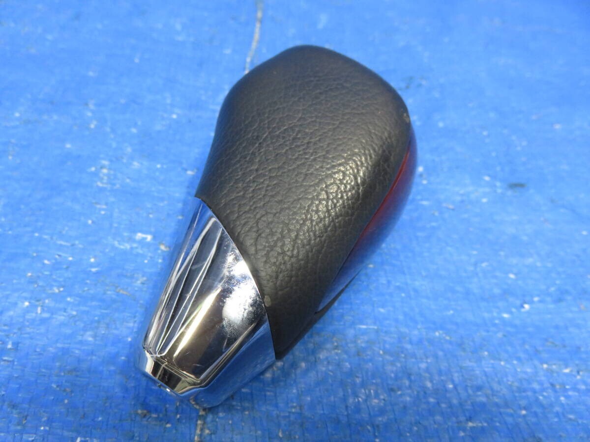 LA5237* アルファード/ヴェルファイア 20系前期 シフトノブ/純正 茶木目 ウッドコンビ/ ANH20W ANH25W GGH20W GGH25W　※小傷