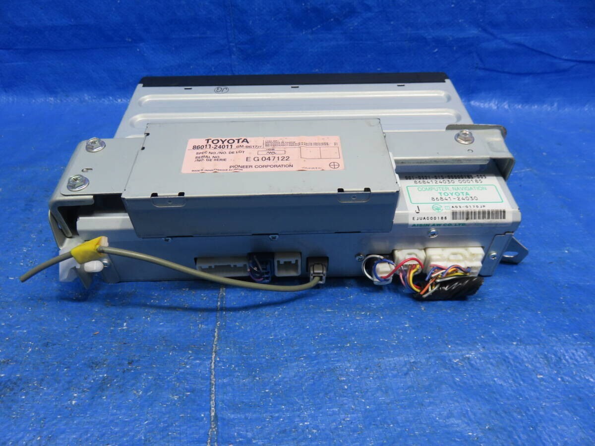 LA5633* работа OK Lexus SC430 UZZ40/ поздняя версия DVD блок навигации 86841-24030/ navi компьютер 86011-24011/ оригинальный карта диск есть