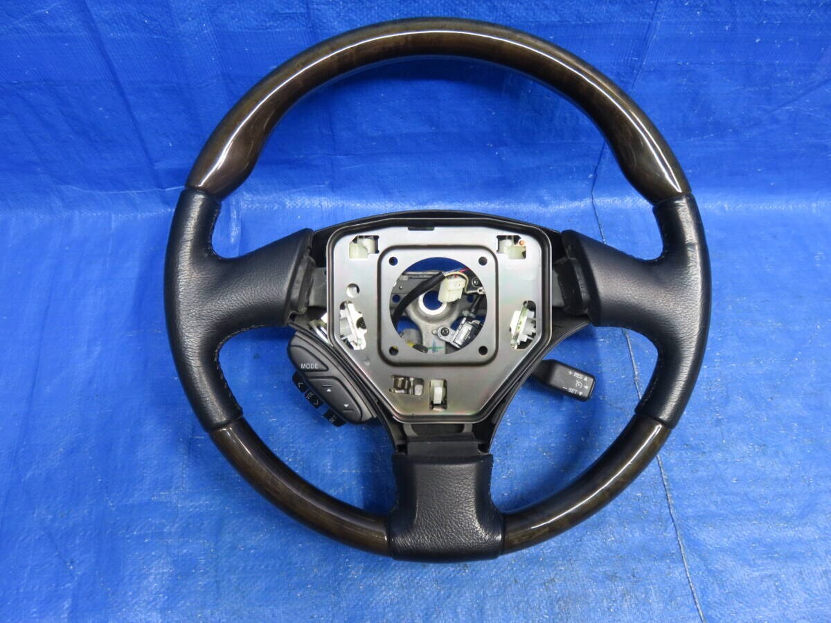 LA5635* レクサス SC430 /UZZ40 後期 ウッドコンビ ハンドル/ステアリング クルコン付 / ソアラ共通_画像1