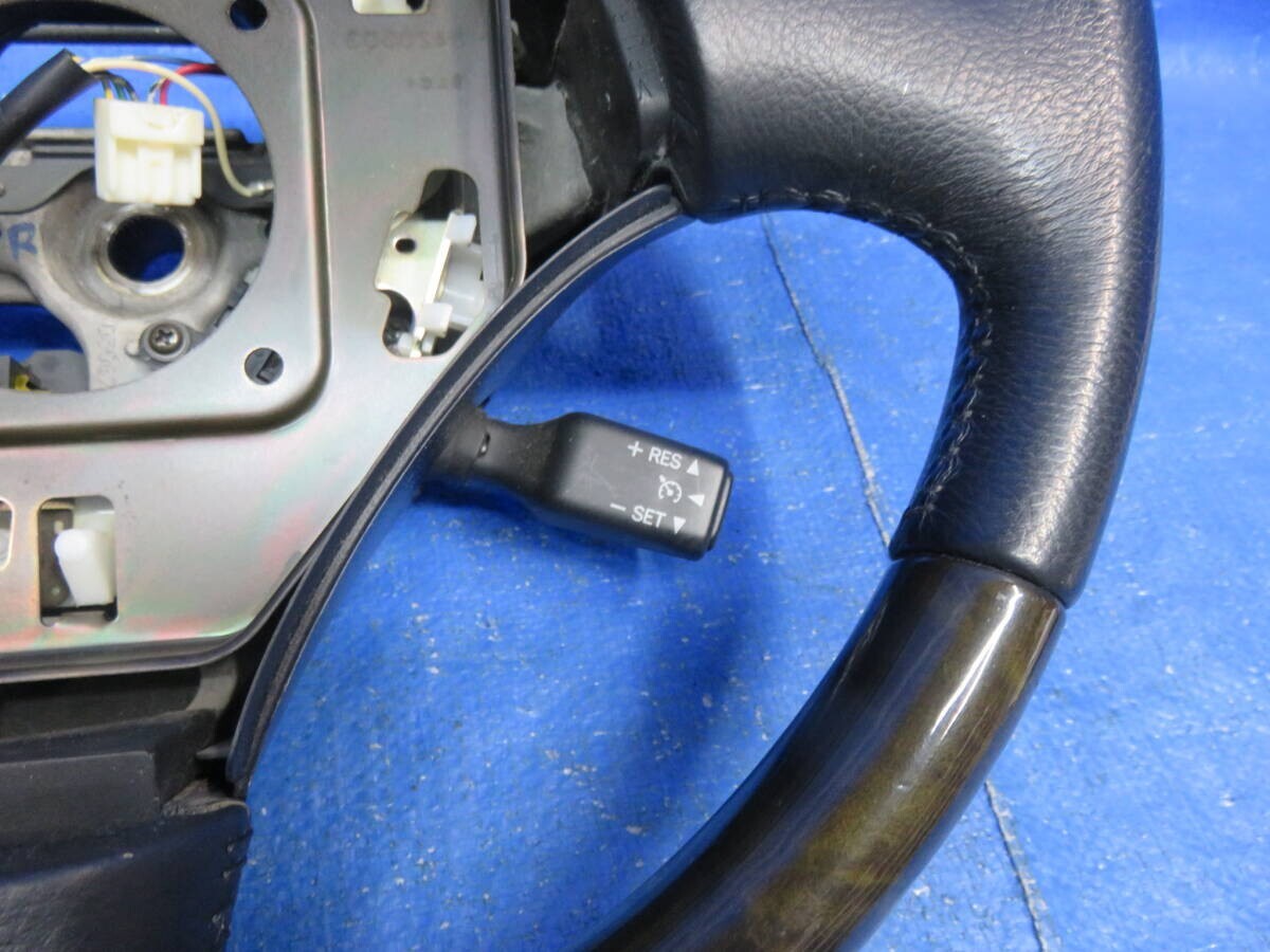 LA5635* レクサス SC430 /UZZ40 後期 ウッドコンビ ハンドル/ステアリング クルコン付 / ソアラ共通_画像4