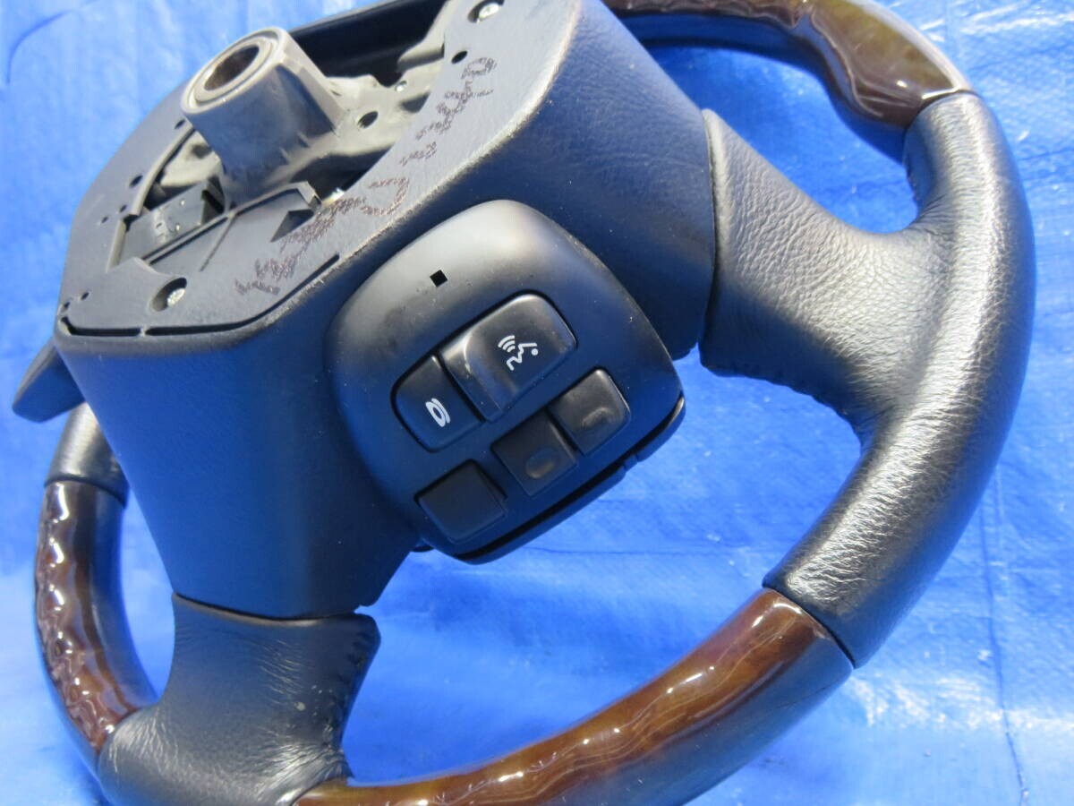 LA5635* レクサス SC430 /UZZ40 後期 ウッドコンビ ハンドル/ステアリング クルコン付 / ソアラ共通_画像7