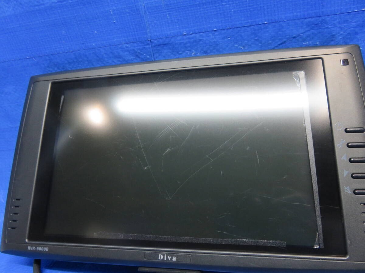 LA4356* автомобильный RVR-9000B 9 -дюймовый широкий. свободный монитор не проверка текущее состояние доставка * экран маленький царапина есть 