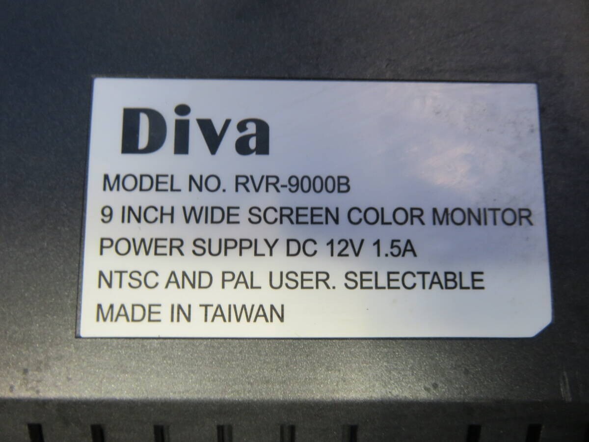 LA4356* автомобильный RVR-9000B 9 -дюймовый широкий. свободный монитор не проверка текущее состояние доставка * экран маленький царапина есть 