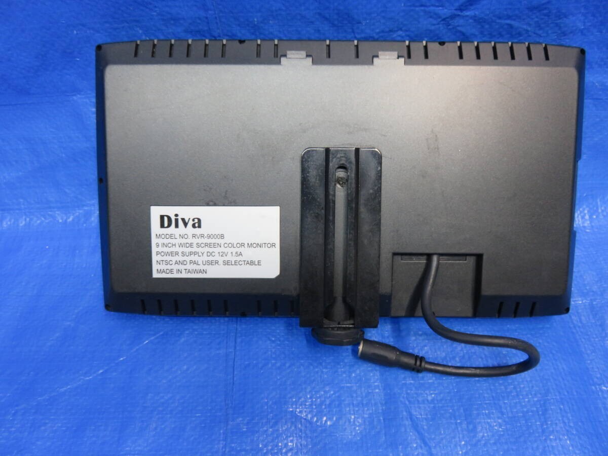 LA4356* автомобильный RVR-9000B 9 -дюймовый широкий. свободный монитор не проверка текущее состояние доставка * экран маленький царапина есть 