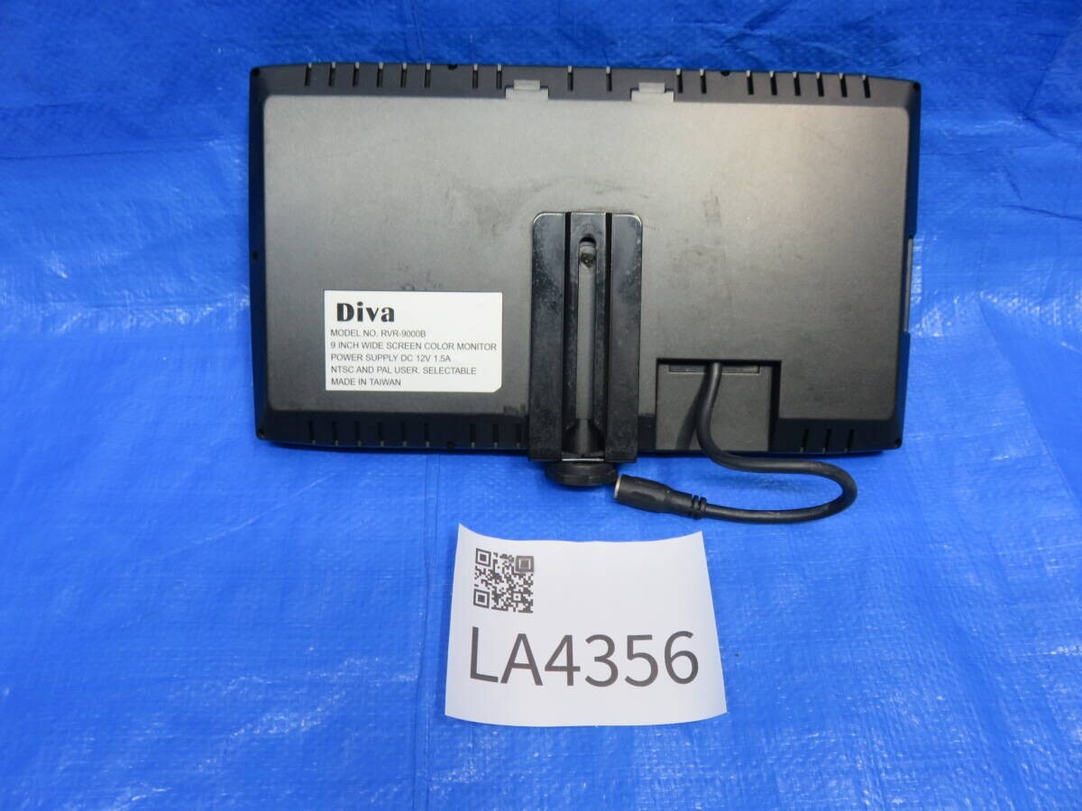 LA4356* автомобильный RVR-9000B 9 -дюймовый широкий. свободный монитор не проверка текущее состояние доставка * экран маленький царапина есть 