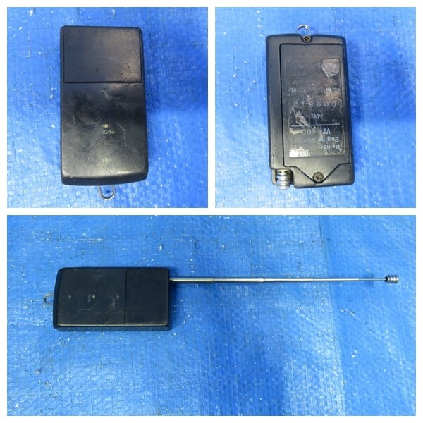 LA5447 動作OK コムテック エンジンスターター COMTEC Betime WR400/リモコン コーナーインジケータ イモビアダプタ セット一式_画像9