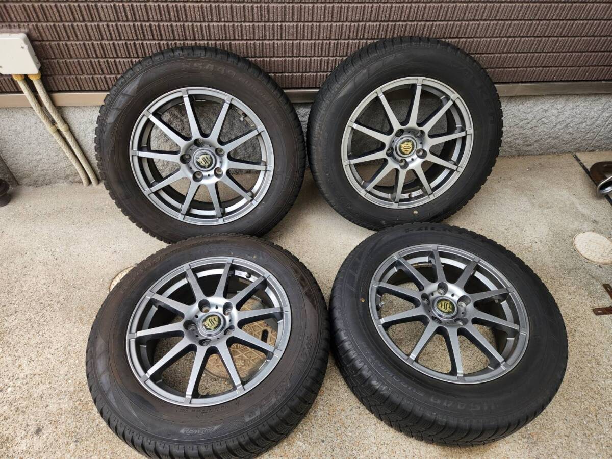 ホンダ ヴェゼル EUROWINTER HS449 ファルケン 16x6.5J 5穴 114.3 215/60R16 スタッドレス 冬タイヤ RU3 オデッセイ CX-3 RU1 RU2 VEZEL_画像1