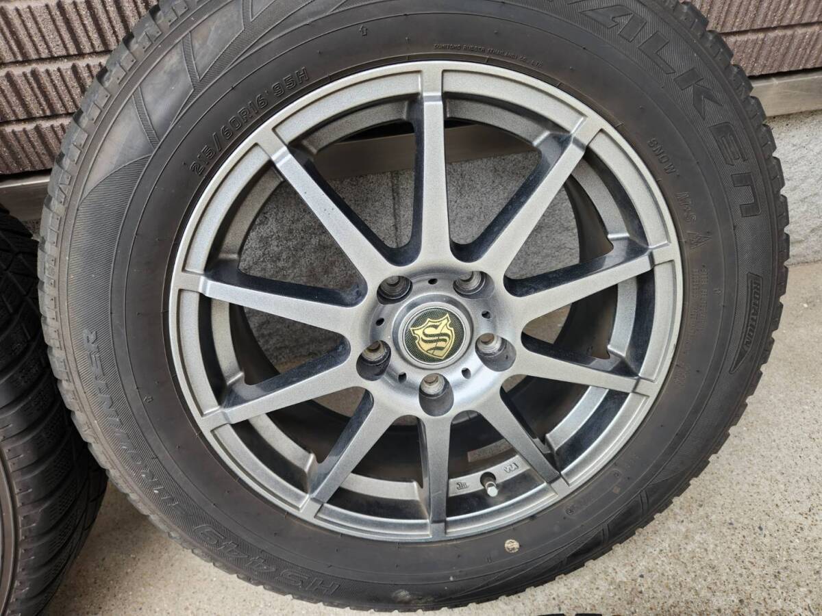 ホンダ ヴェゼル EUROWINTER HS449 ファルケン 16x6.5J 5穴 114.3 215/60R16 スタッドレス 冬タイヤ RU3 オデッセイ CX-3 RU1 RU2 VEZEL_画像5