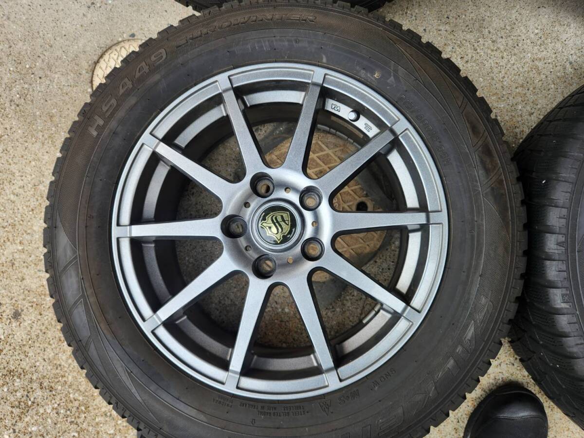 ホンダ ヴェゼル EUROWINTER HS449 ファルケン 16x6.5J 5穴 114.3 215/60R16 スタッドレス 冬タイヤ RU3 オデッセイ CX-3 RU1 RU2 VEZEL_画像4