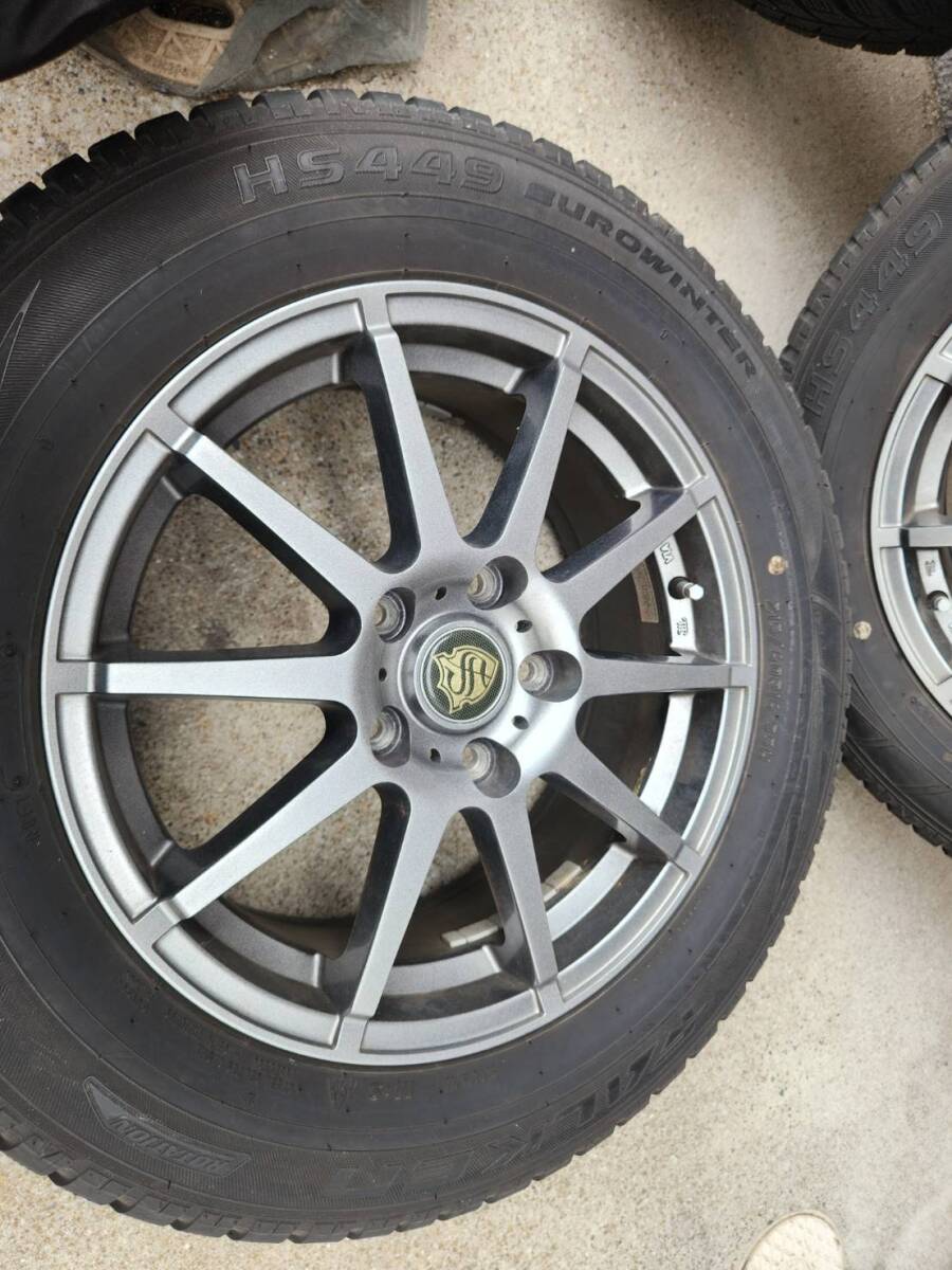 ホンダ ヴェゼル EUROWINTER HS449 ファルケン 16x6.5J 5穴 114.3 215/60R16 スタッドレス 冬タイヤ RU3 オデッセイ CX-3 RU1 RU2 VEZEL_画像3