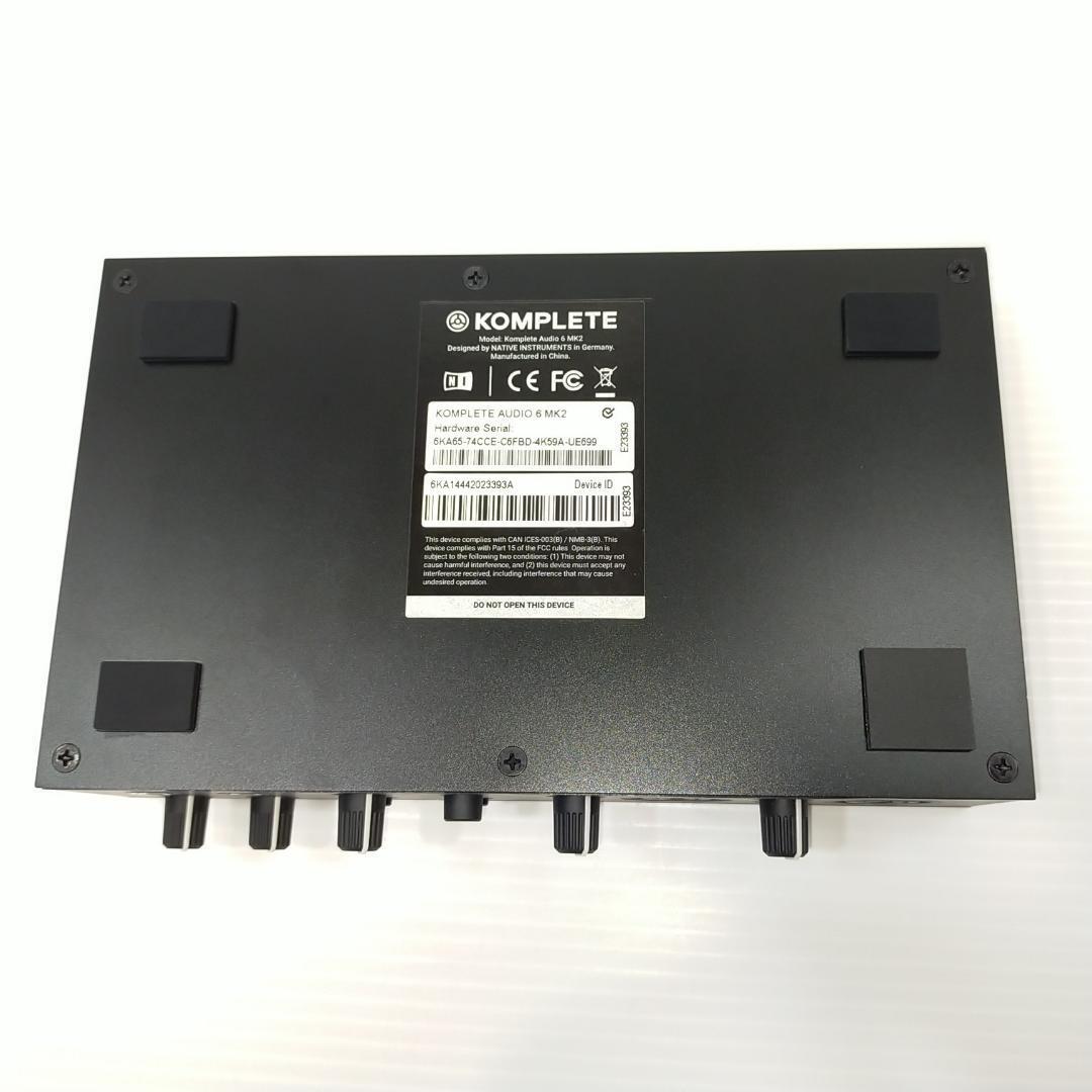 【美品】ネイティブインストゥルメンツ KOMPLETE AUDIO 6 MK2 オーディオインターフェイス_画像9
