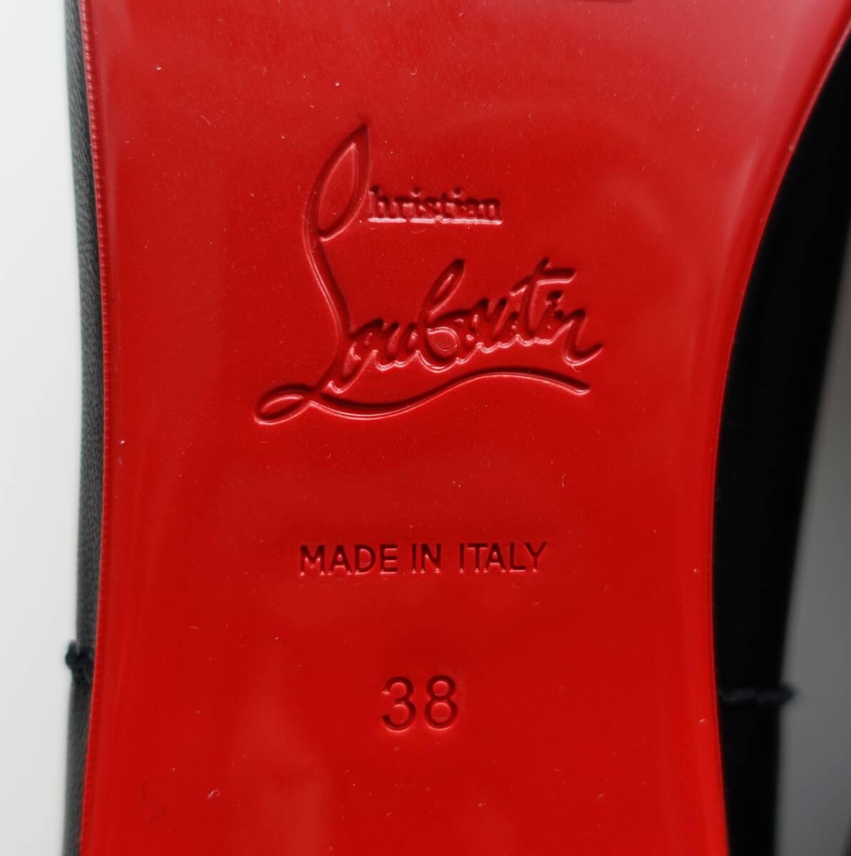 クリスチャン ルブタン Mamadrague バレリーナ ナッパレザーブラック \ 116,600_画像6