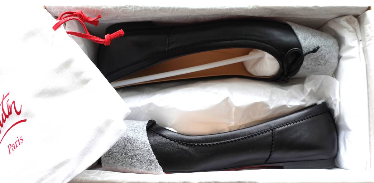 クリスチャン ルブタン Mamadrague バレリーナ ナッパレザーブラック \ 116,600_画像8