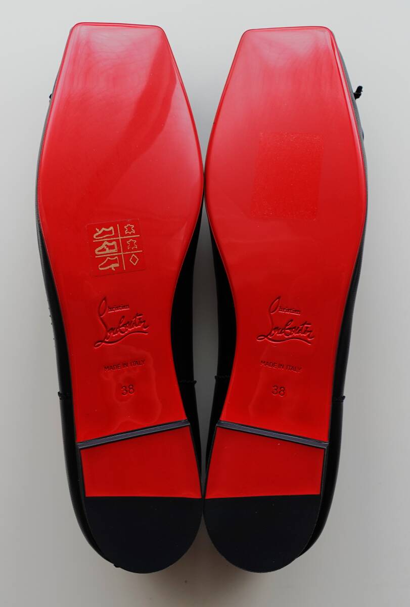 クリスチャン ルブタン Mamadrague バレリーナ ナッパレザーブラック \ 116,600_画像5