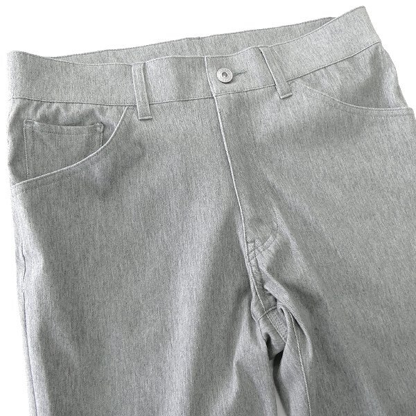 新品 シンプルライフ 杢調 コットン ジャージー 5ポケット パンツ 82(L) グレー 【P30088】 SIMPLE LIFE 秋冬 メンズ ストレッチ 灰_画像3