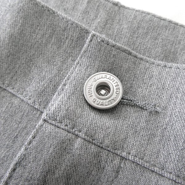 新品 シンプルライフ 杢調 コットン ジャージー 5ポケット パンツ 82(L) グレー 【P30088】 SIMPLE LIFE 秋冬 メンズ ストレッチ 灰_画像6