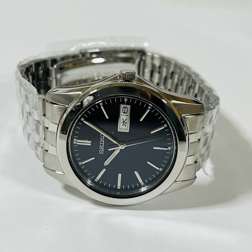 ★SEIKO★　セイコー　7N43-0AM0　デイデイト　ネイビー文字盤　クオーツ　動作未確認　未使用_画像10