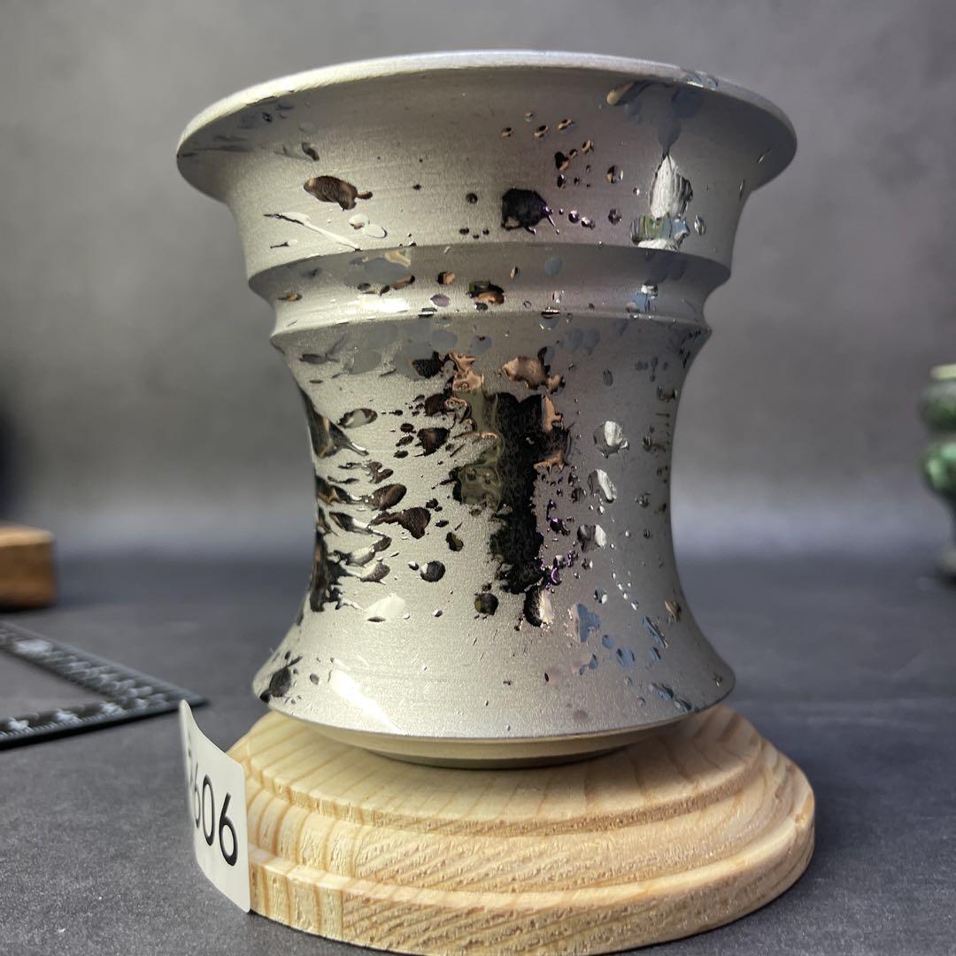 え606 Mサイズ　手作植木鉢　検索(raw life factory SRL invisible ink　カタチ製作所 中川智治 コーデックス グラキリス パキプス アガベ)_画像2