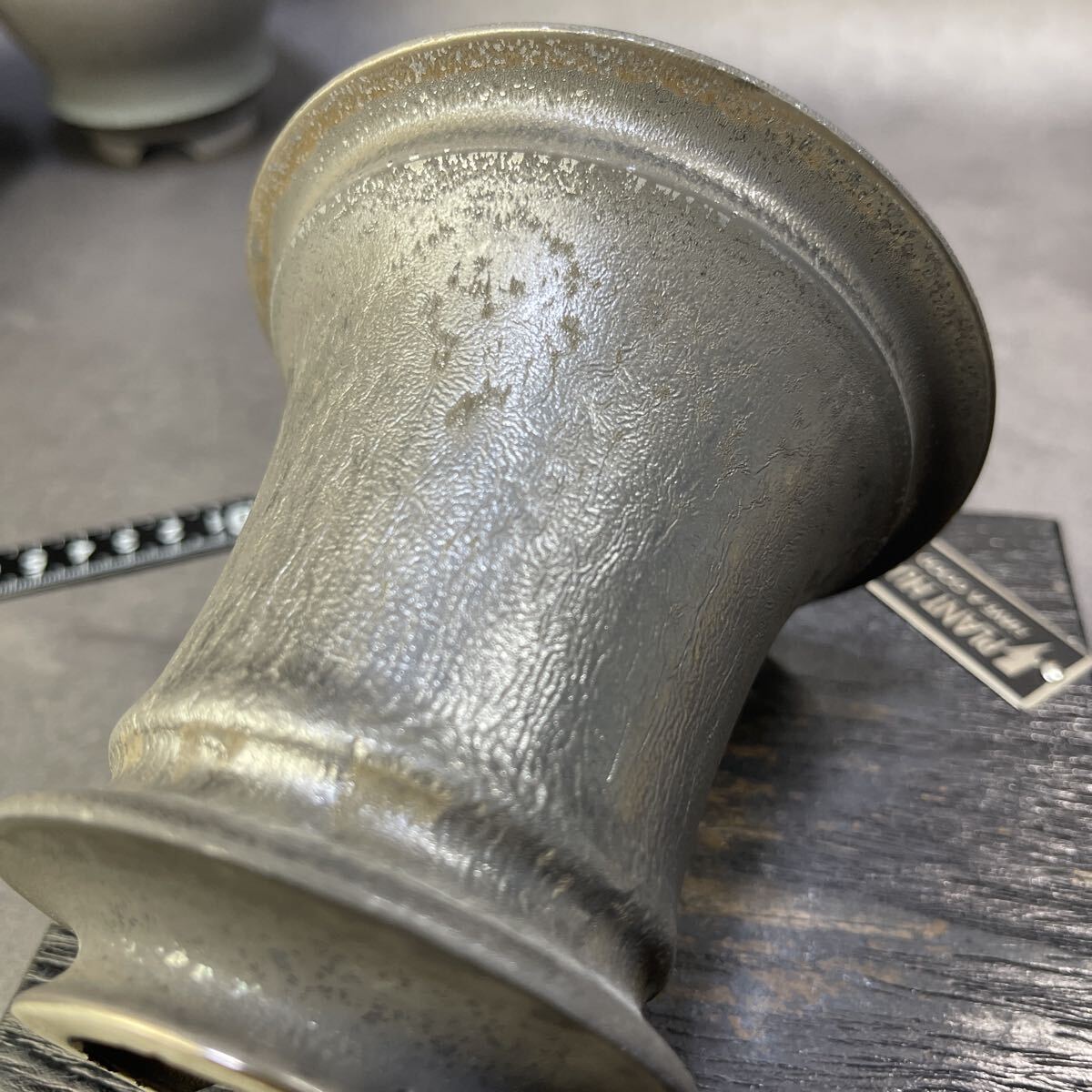 ま446 HAND Made 植木鉢 陶器検（アガベ パキプス 姫巌竜 帝釈天 黒火焔 factory SRL カタチ製作所 グラキリス 塊根植物 亀甲竜_画像9