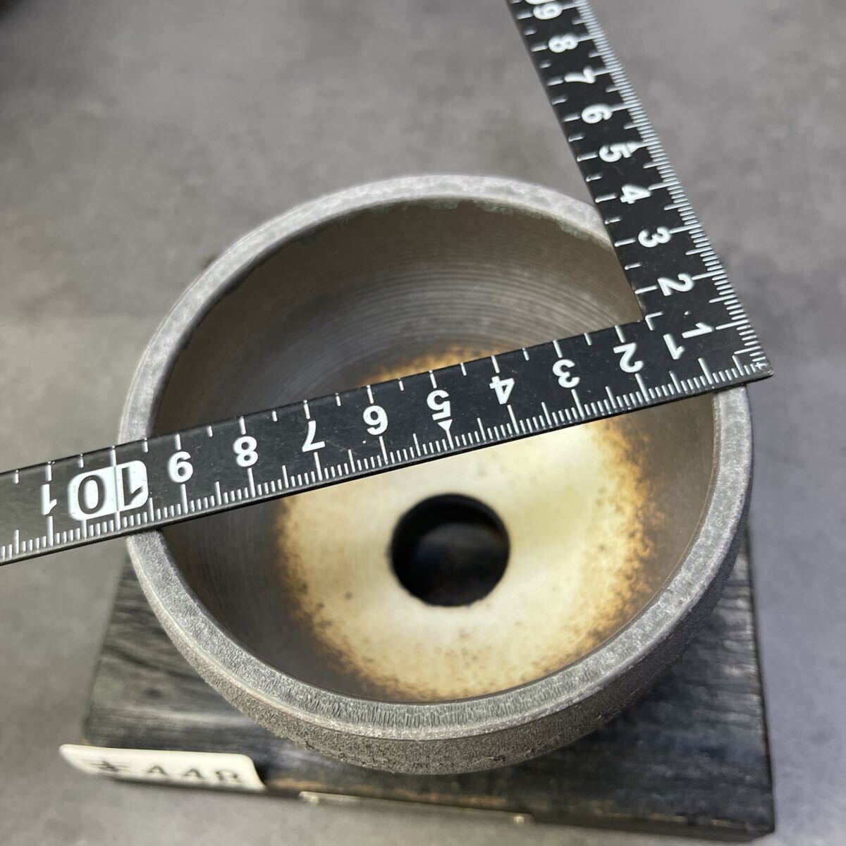 ま448 HAND Made 植木鉢 陶器検(アガベ パキプス 姫巌竜 帝釈天 黒火焔 factory SRL カタチ製作所 グラキリス 塊根植物 亀甲竜_画像4