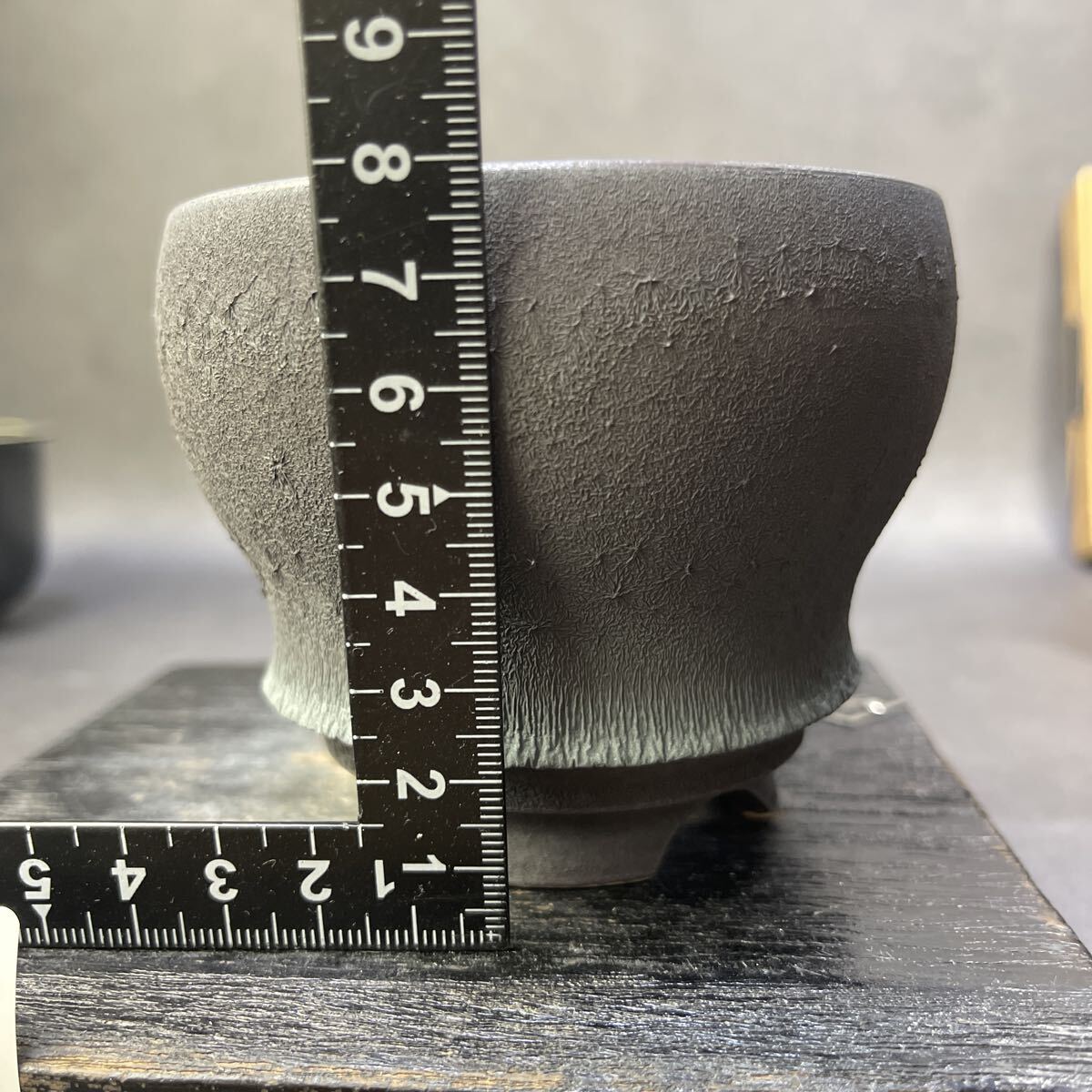 ま448 HAND Made 植木鉢 陶器検(アガベ パキプス 姫巌竜 帝釈天 黒火焔 factory SRL カタチ製作所 グラキリス 塊根植物 亀甲竜_画像5