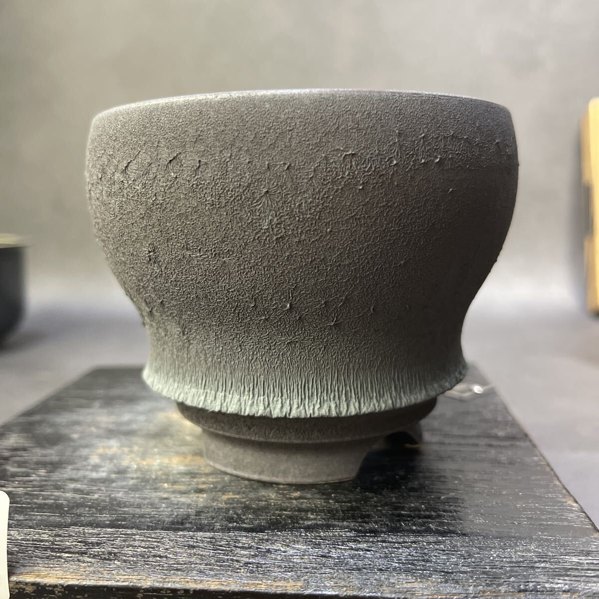 ま448 HAND Made 植木鉢 陶器検(アガベ パキプス 姫巌竜 帝釈天 黒火焔 factory SRL カタチ製作所 グラキリス 塊根植物 亀甲竜_画像6