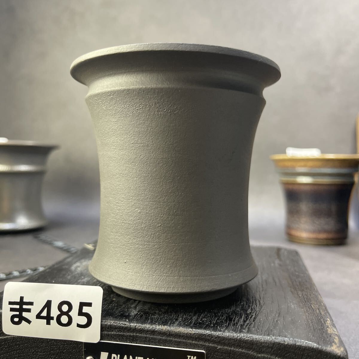 ま485 HAND Made 植木鉢 陶器検(アガベ パキプス 姫巌竜 帝釈天 黒火焔 factory SRL カタチ製作所 グラキリス 塊根植物 亀甲竜_画像1