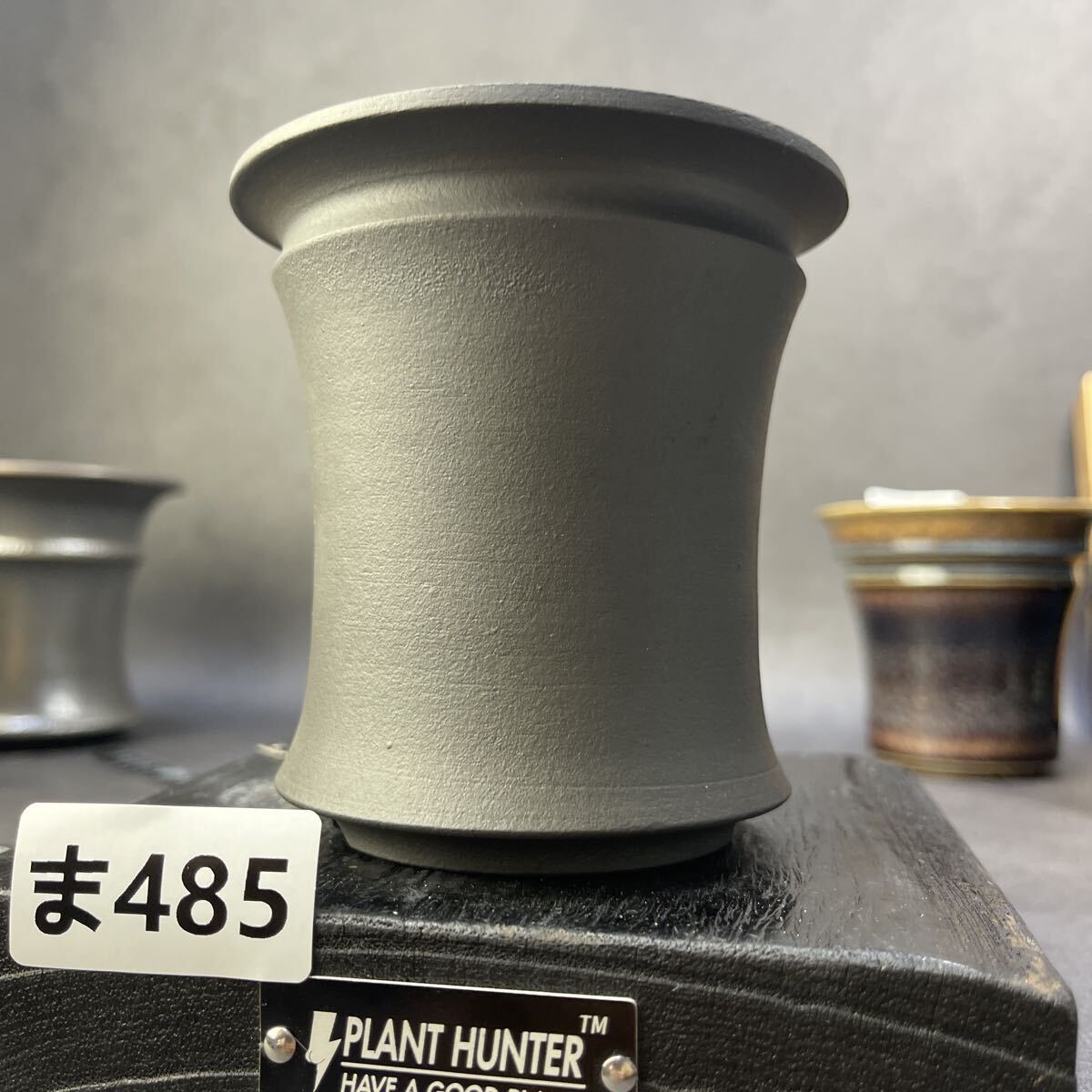ま485 HAND Made 植木鉢 陶器検(アガベ パキプス 姫巌竜 帝釈天 黒火焔 factory SRL カタチ製作所 グラキリス 塊根植物 亀甲竜_画像2