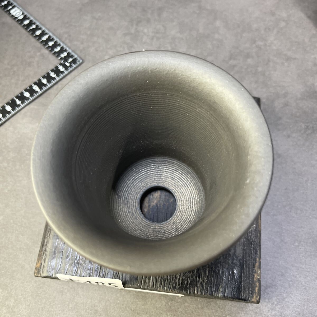 ま485 HAND Made 植木鉢 陶器検(アガベ パキプス 姫巌竜 帝釈天 黒火焔 factory SRL カタチ製作所 グラキリス 塊根植物 亀甲竜_画像3