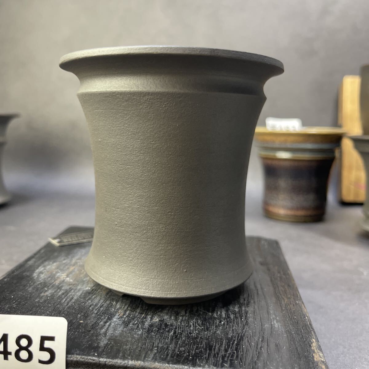 ま485 HAND Made 植木鉢 陶器検(アガベ パキプス 姫巌竜 帝釈天 黒火焔 factory SRL カタチ製作所 グラキリス 塊根植物 亀甲竜_画像6