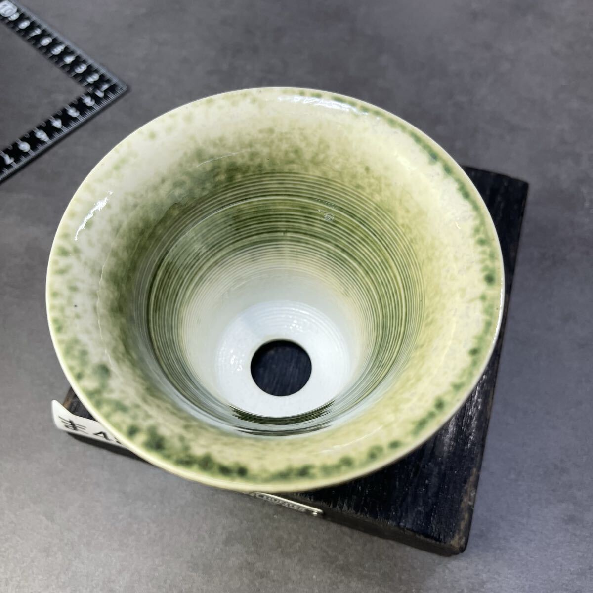 ま488 HAND Made 植木鉢 陶器検（アガベ パキプス 姫巌竜 帝釈天 黒火焔 factory SRL カタチ製作所 グラキリス 塊根植物 亀甲竜_画像2