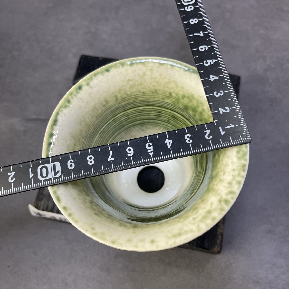 ま488 HAND Made 植木鉢 陶器検（アガベ パキプス 姫巌竜 帝釈天 黒火焔 factory SRL カタチ製作所 グラキリス 塊根植物 亀甲竜_画像4