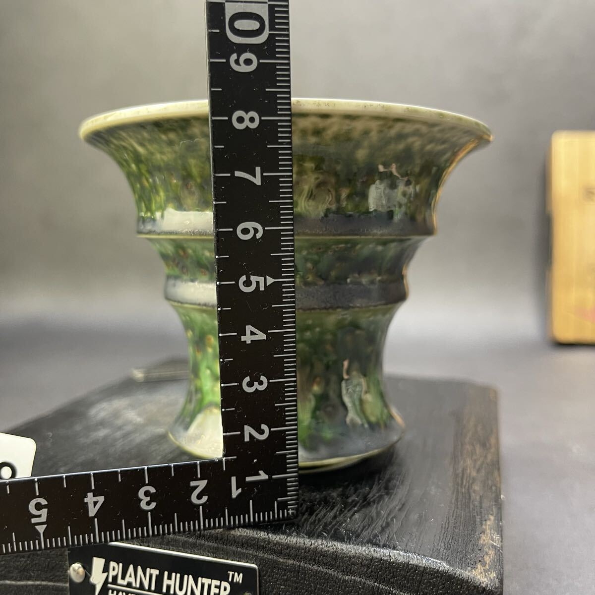 ま488 HAND Made 植木鉢 陶器検（アガベ パキプス 姫巌竜 帝釈天 黒火焔 factory SRL カタチ製作所 グラキリス 塊根植物 亀甲竜_画像6