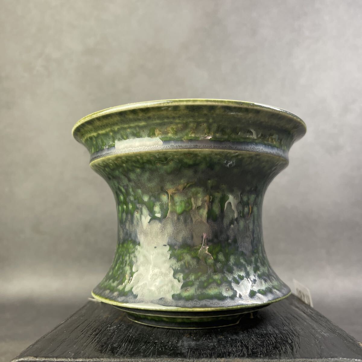 li180 огонь гора зеленый обжиг в печи менять L HAND Made цветочный горшок керамика осмотр ( агава pakips.. дракон .. небо чёрный огонь .factory SRLkatachi завод gla сверло s. корень растения 