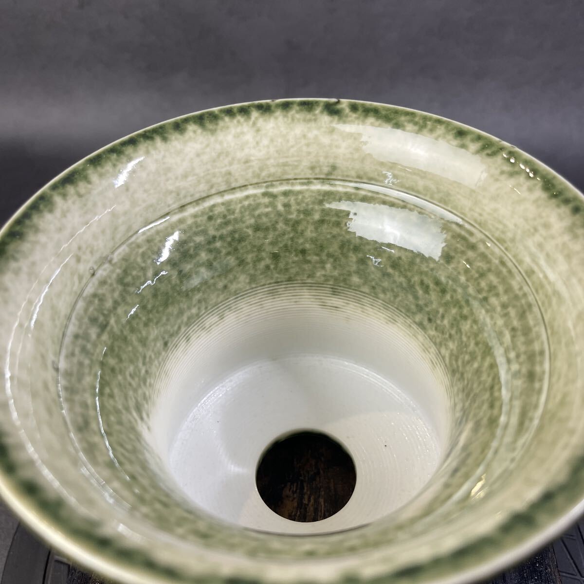 li180 огонь гора зеленый обжиг в печи менять L HAND Made цветочный горшок керамика осмотр ( агава pakips.. дракон .. небо чёрный огонь .factory SRLkatachi завод gla сверло s. корень растения 