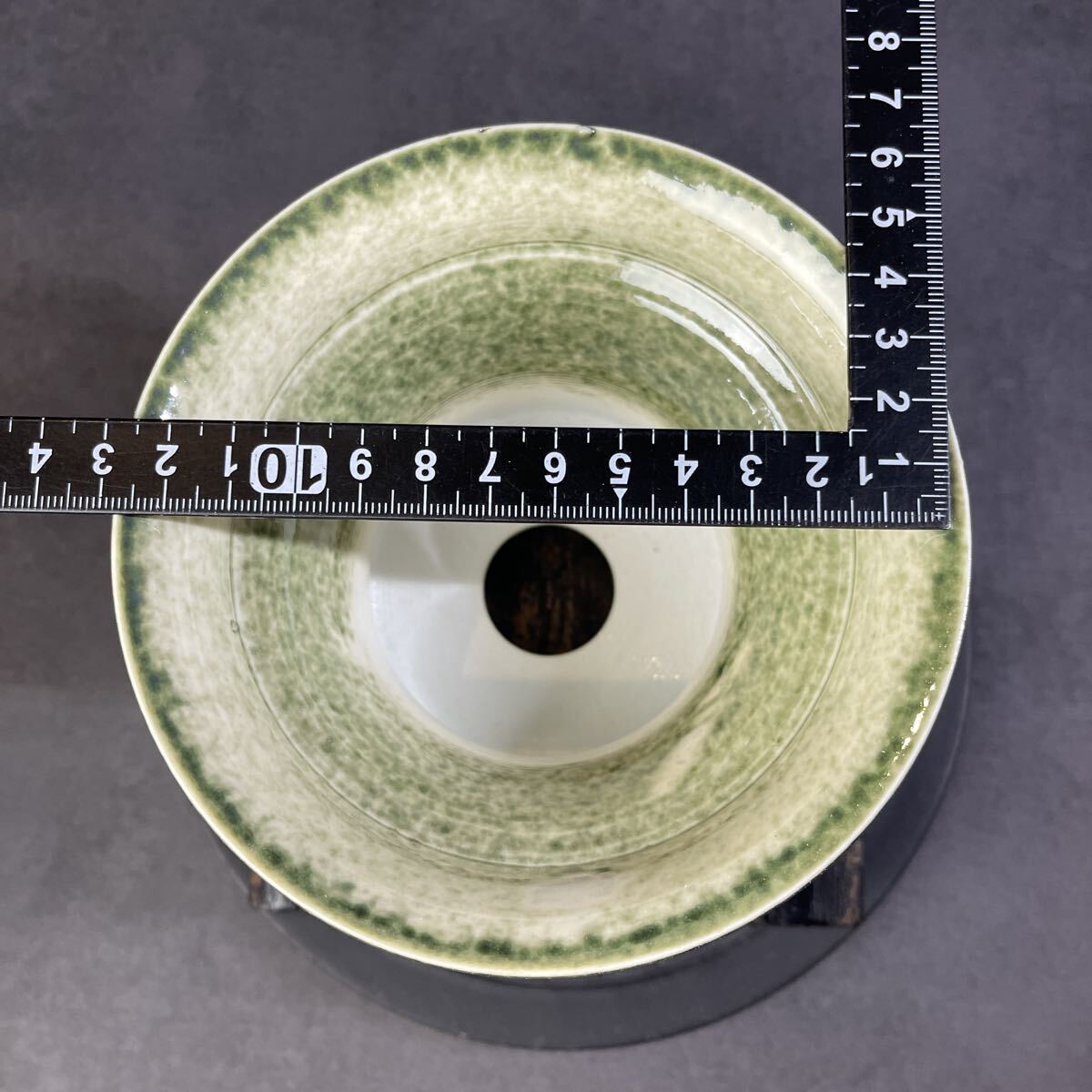 li180 огонь гора зеленый обжиг в печи менять L HAND Made цветочный горшок керамика осмотр ( агава pakips.. дракон .. небо чёрный огонь .factory SRLkatachi завод gla сверло s. корень растения 