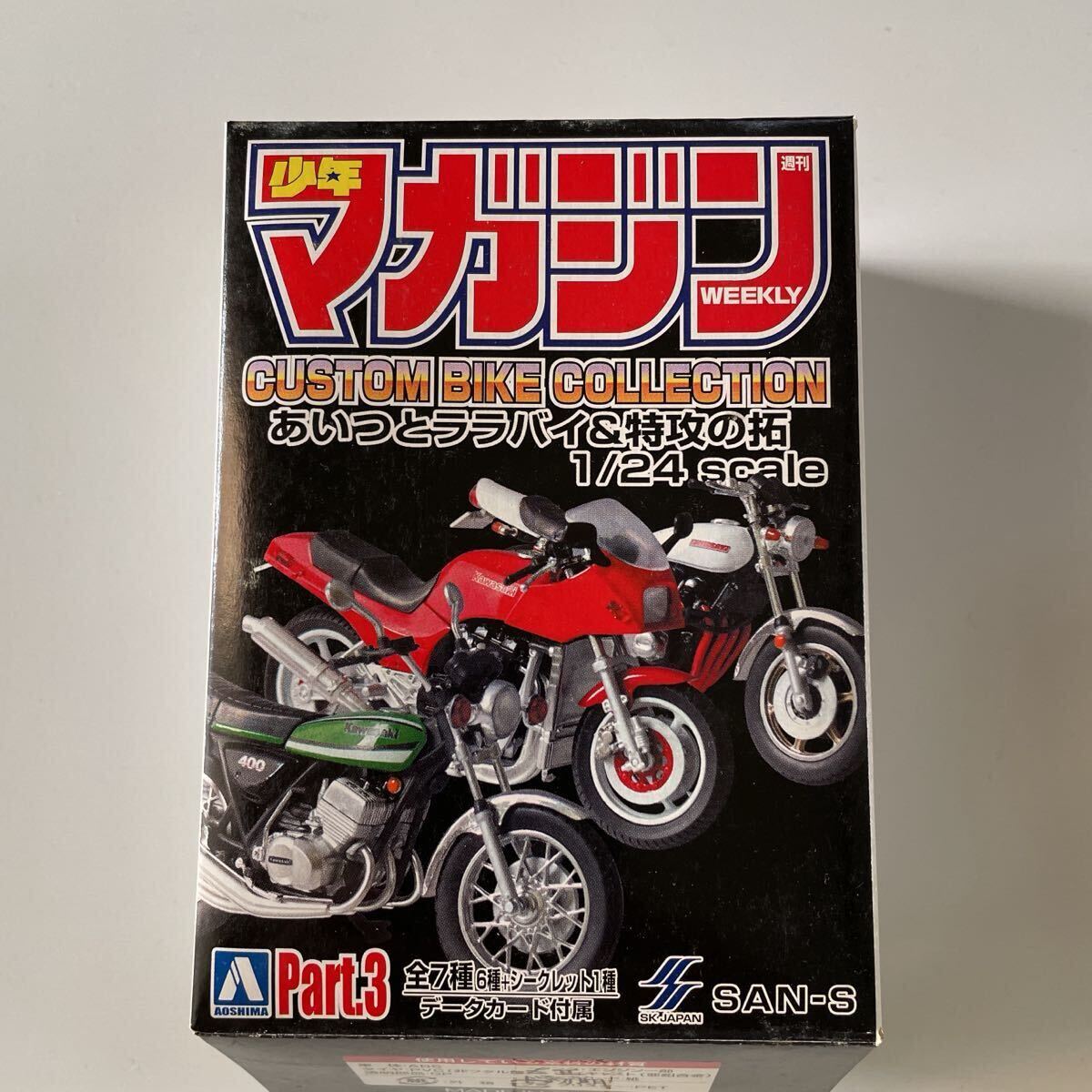 あいつララバイ 研二 ZⅡ ド初期仕様 少年マガジン アオシマ サンエス 1/24スケール_画像3