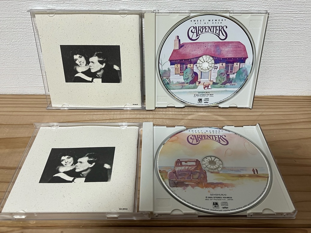 CARPENTERS SWEET MEMORY all at once / those days / on and off / at last 中古CD4枚セット 1994 1995 PolyGram / 千趣会 カーペンターズ_画像3